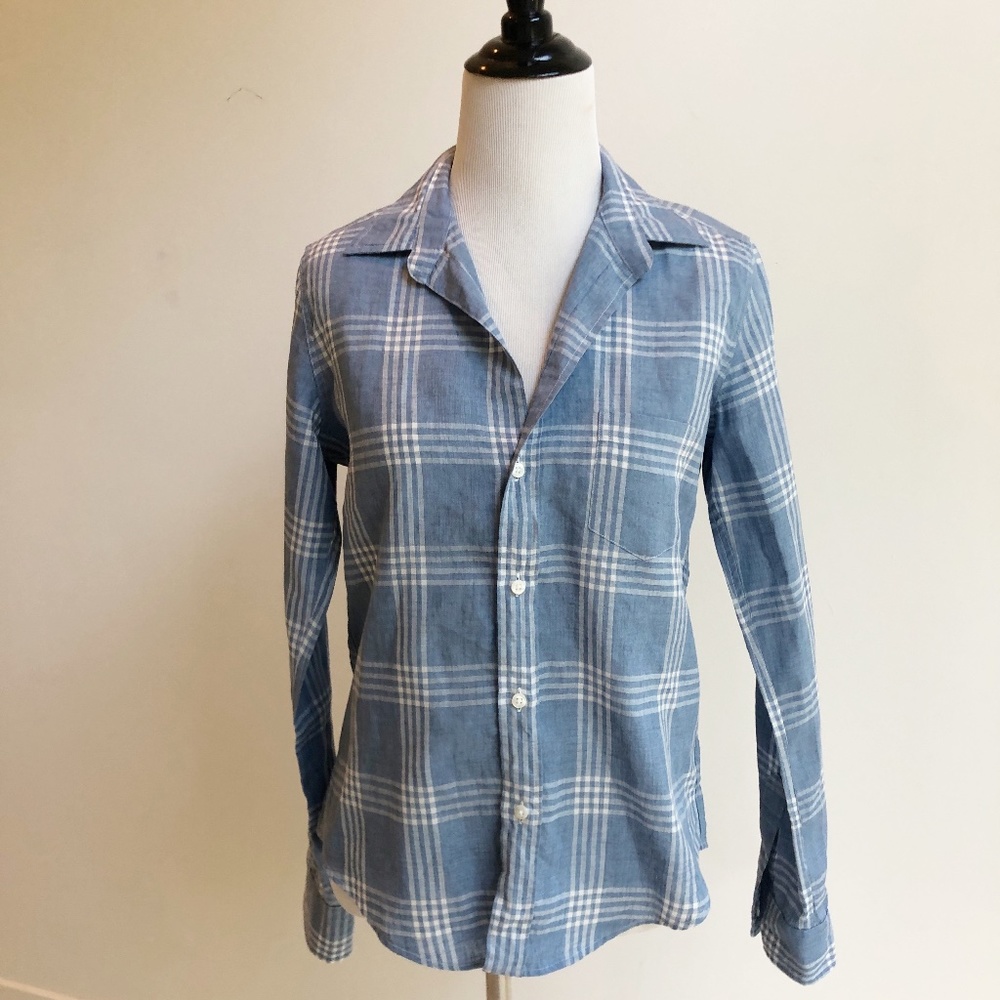 Frank & Eileen Blue Plaid Button Down Shirt
